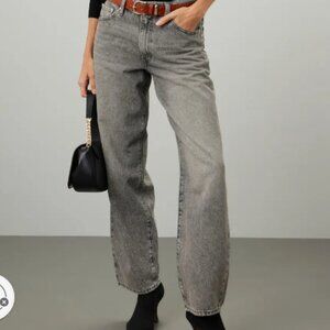 Levi’s Baggy Dad Jeans – Charcoal Gray Vintage Wash, Size 31